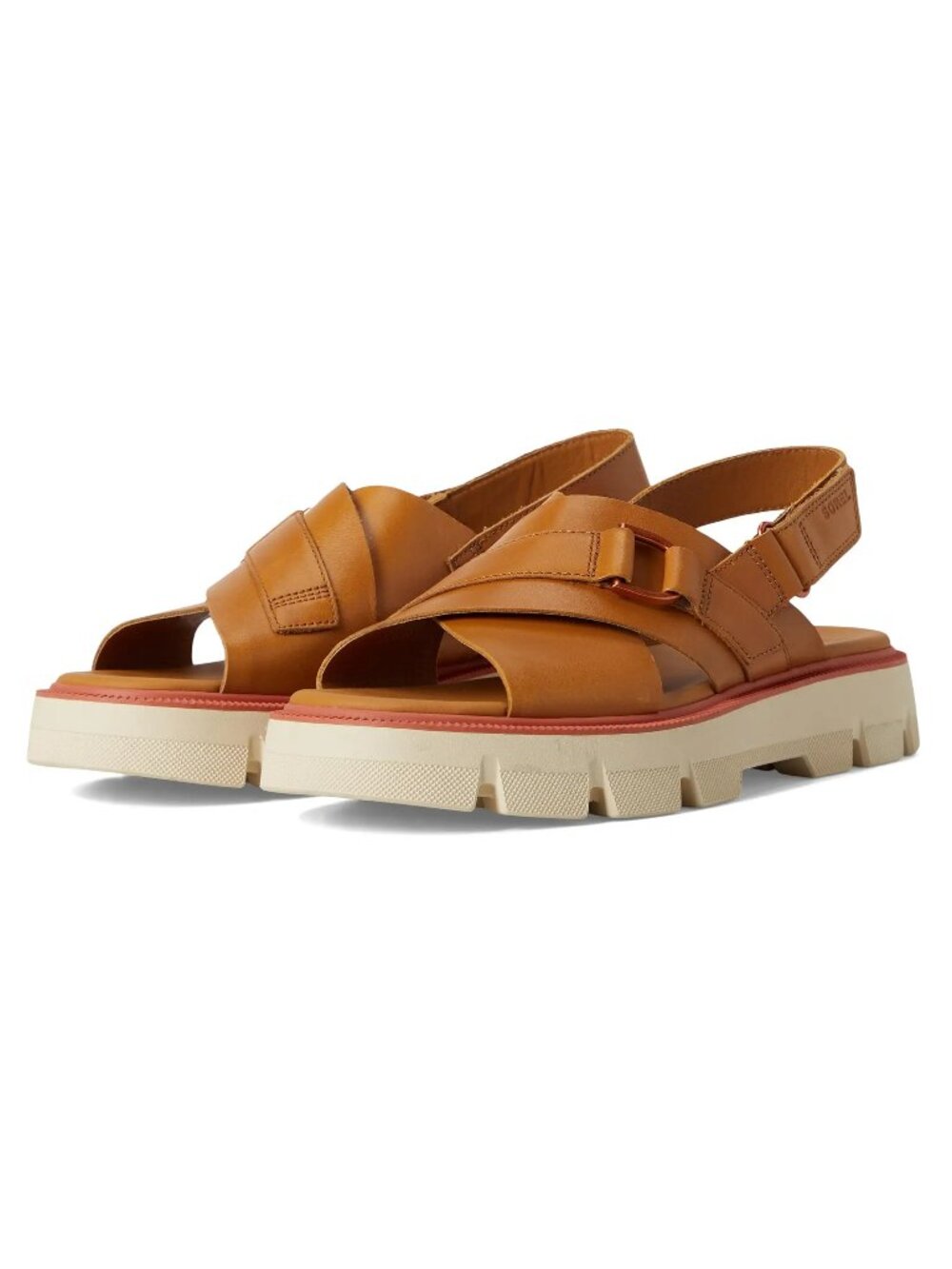 Sorel Rein CB Crisscross Sandals in Canyon Gold/Bleached Ceramic Sz. 8.5 NEW